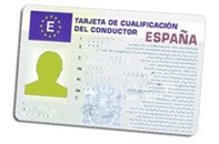 Example of Driver Certificate of Professional Competence Spain